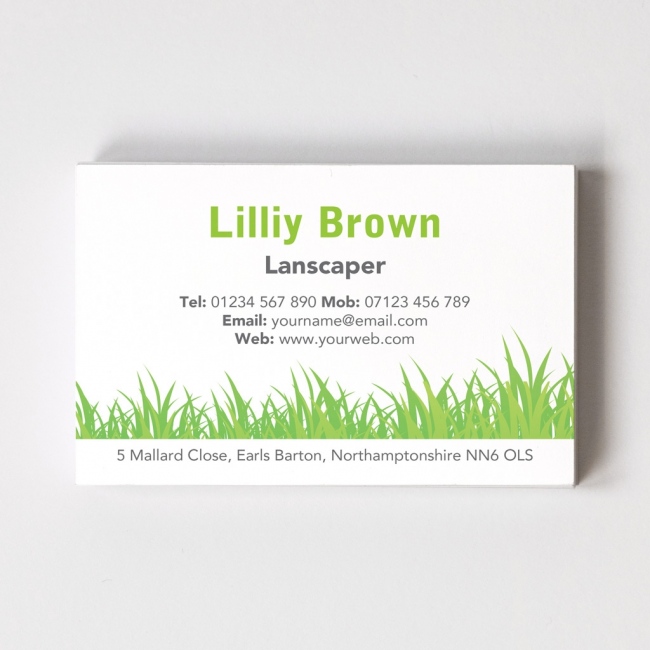 Florist Gardener Business Cards Able Labels